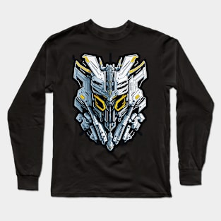 Mecha Skull S03 D03 Long Sleeve T-Shirt